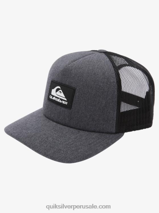 Quiksilver N8LNT489 hombres brezo de carbón gorra snapback omnipotente