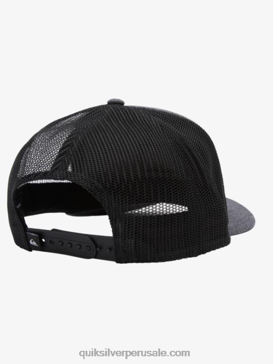 Quiksilver N8LNT489 hombres brezo de carbón gorra snapback omnipotente