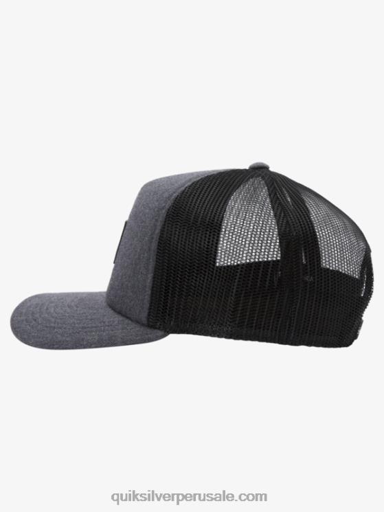 Quiksilver N8LNT489 hombres brezo de carbón gorra snapback omnipotente