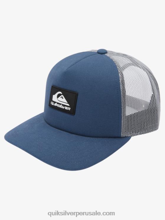 Quiksilver N8LNT490 hombres pizarra oscura gorra snapback omnipotente