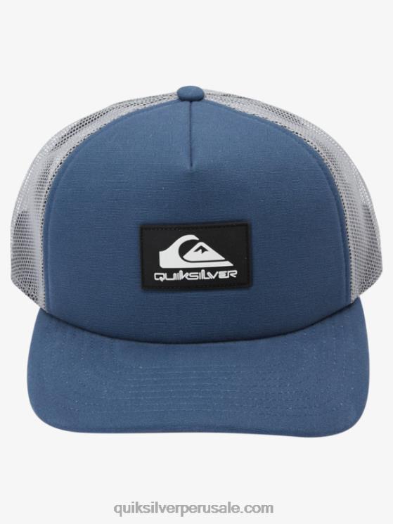 Quiksilver N8LNT490 hombres pizarra oscura gorra snapback omnipotente