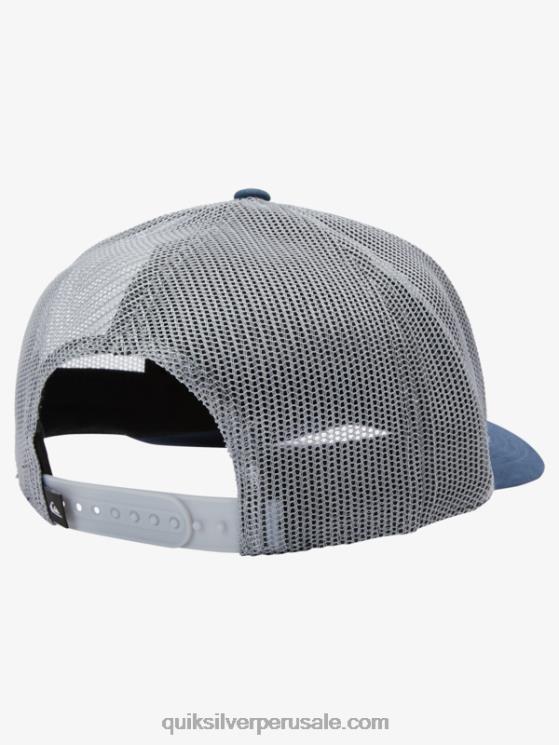 Quiksilver N8LNT490 hombres pizarra oscura gorra snapback omnipotente