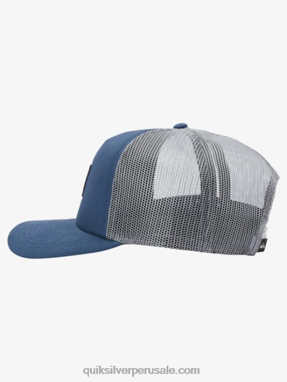 Quiksilver N8LNT490 hombres pizarra oscura gorra snapback omnipotente