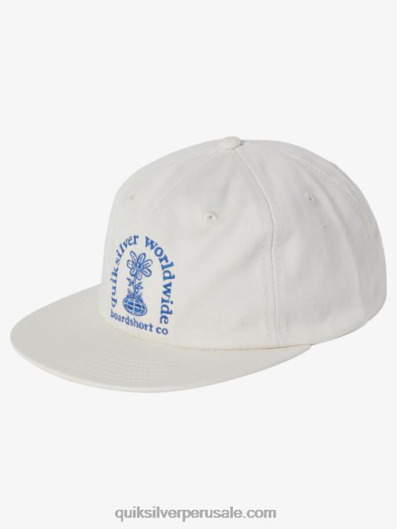 Quiksilver N8LNT549 hombres blanco sombrero snapback de la fortuna