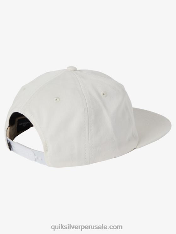 Quiksilver N8LNT549 hombres blanco sombrero snapback de la fortuna