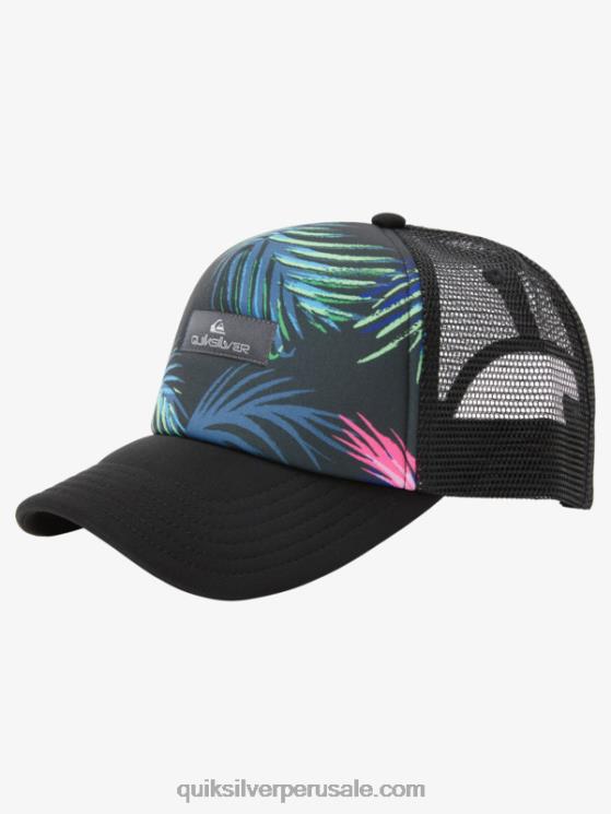 Quiksilver N8LNT562 hombres negro gorra trucker coop de urraca