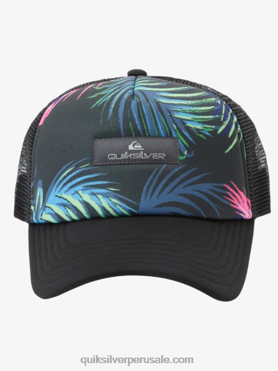 Quiksilver N8LNT562 hombres negro gorra trucker coop de urraca
