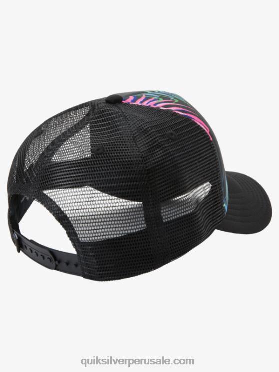 Quiksilver N8LNT562 hombres negro gorra trucker coop de urraca