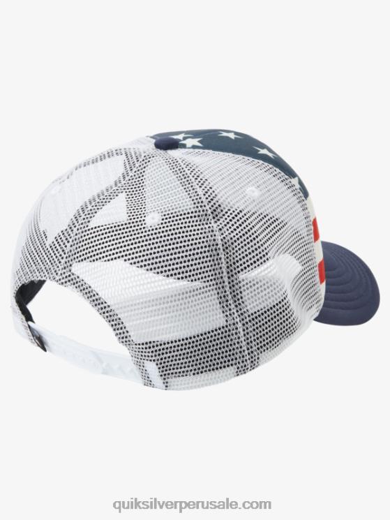 Quiksilver N8LNT563 hombres azul marino medianoche gorra trucker coop de urraca