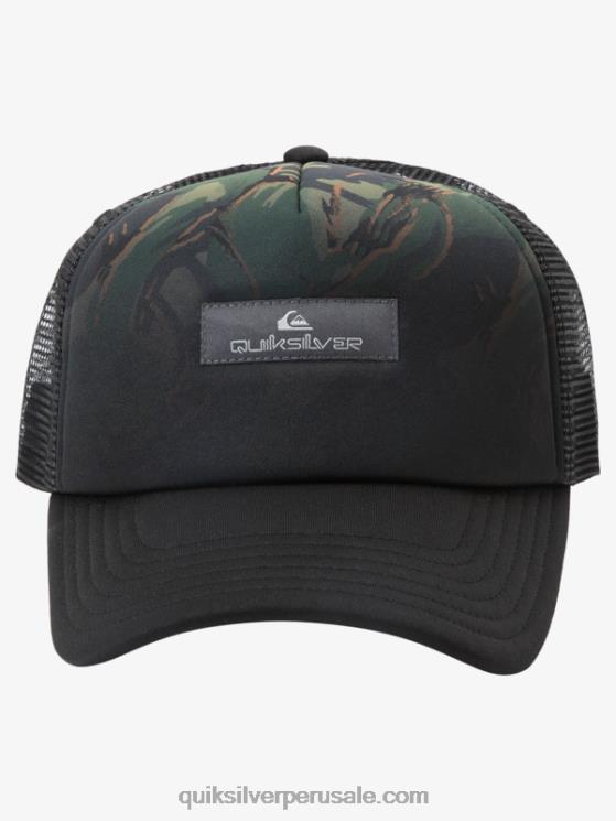 Quiksilver N8LNT564 hombres camuflaje - playa gorra trucker coop de urraca