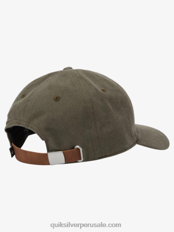Quiksilver N8LNT566 hombres chispas de chocolate gorra de beisbol encerada