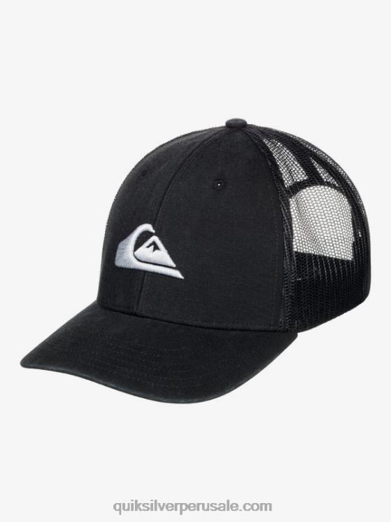 Quiksilver N8LNT599 hombres negro gorra de camionero