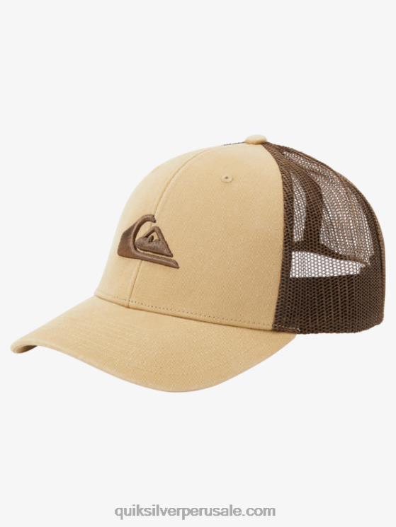 Quiksilver N8LNT600 hombres taos gris pardo gorra de camionero
