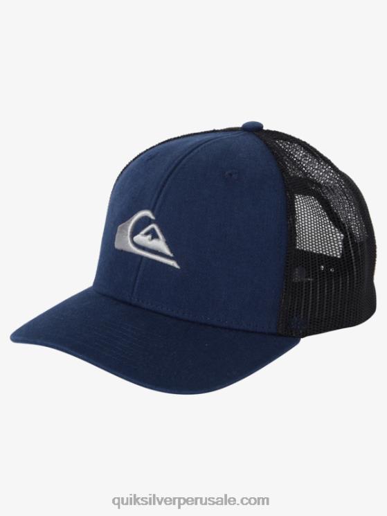 Quiksilver N8LNT601 hombres azul marino medianoche gorra de camionero