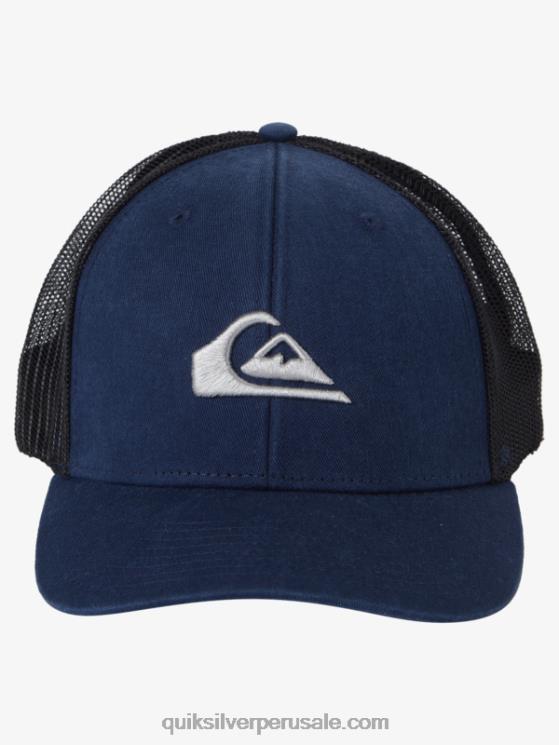 Quiksilver N8LNT601 hombres azul marino medianoche gorra de camionero