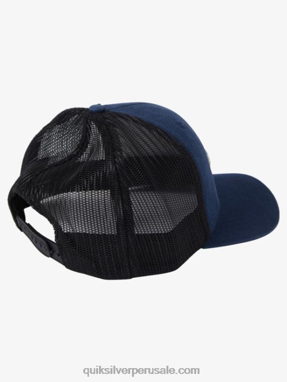 Quiksilver N8LNT601 hombres azul marino medianoche gorra de camionero