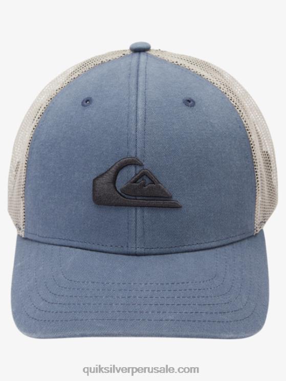 Quiksilver N8LNT602 hombres pizarra oscura gorra de camionero