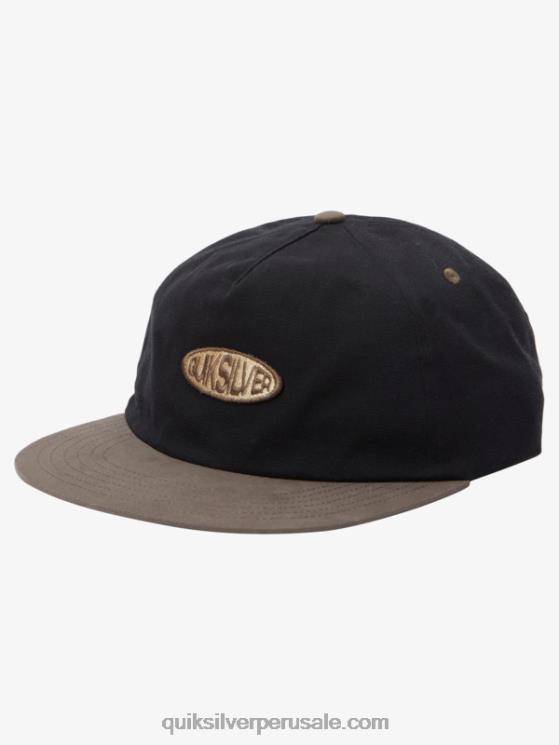 Quiksilver N8LNT604 hombres negro/negro azabache gorra de beisbol zinger