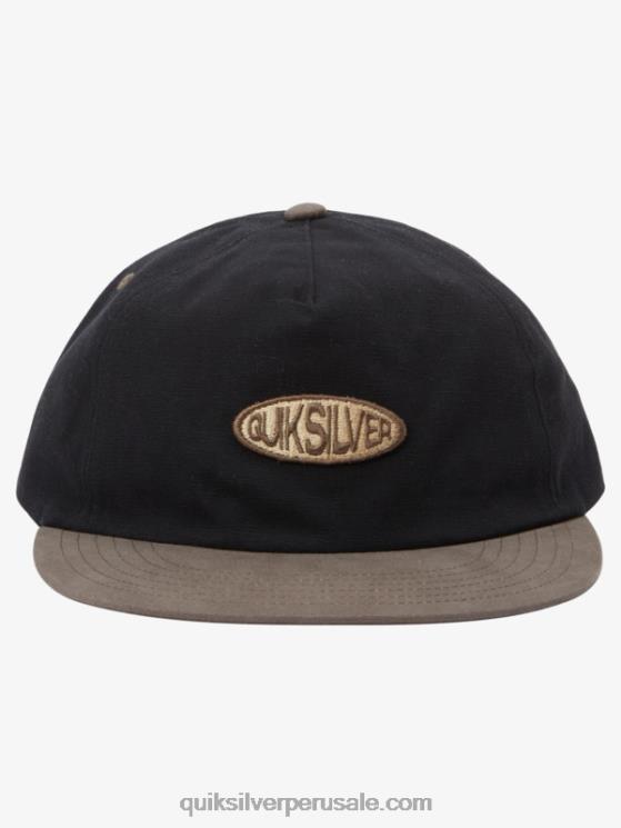 Quiksilver N8LNT604 hombres negro/negro azabache gorra de beisbol zinger