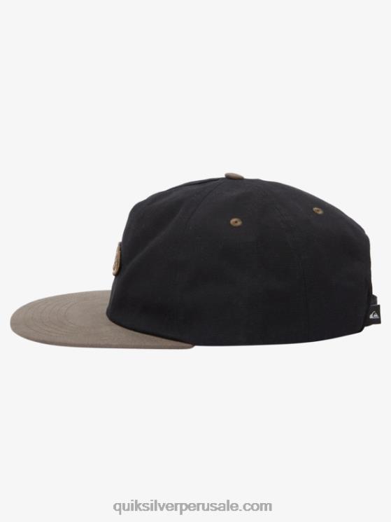 Quiksilver N8LNT604 hombres negro/negro azabache gorra de beisbol zinger