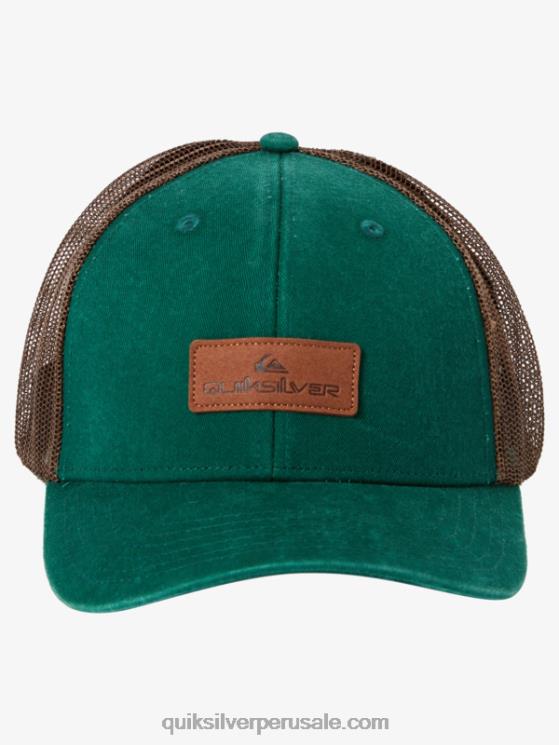 Quiksilver N8LNT663 hombres follaje abajo del sombrero del camionero de la escotilla