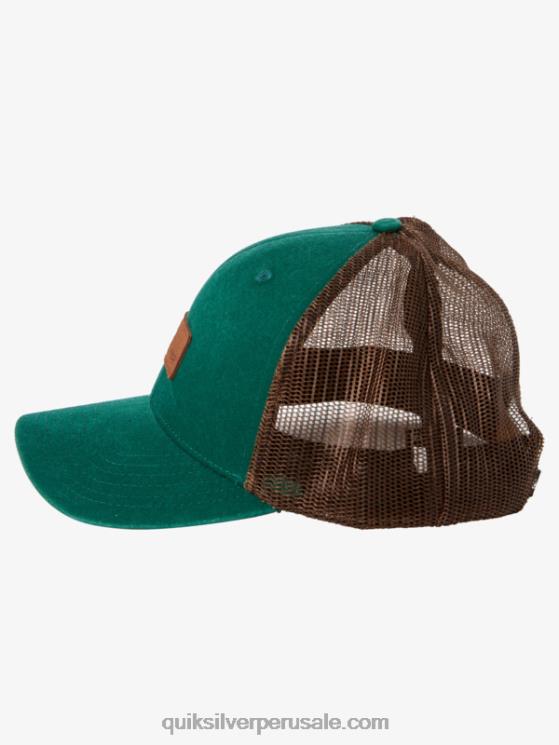 Quiksilver N8LNT663 hombres follaje abajo del sombrero del camionero de la escotilla