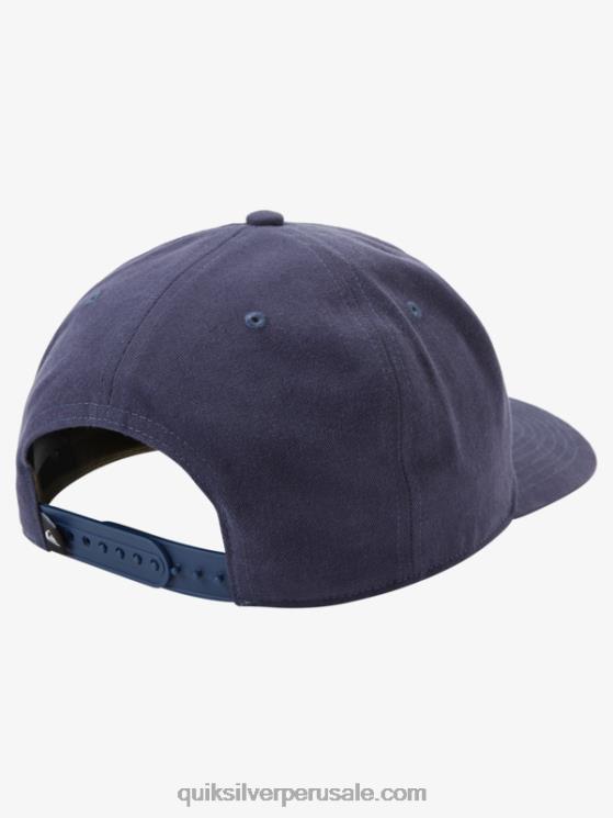 Quiksilver N8LNT694 hombres chaqueta azul marino sombrero con ruedas