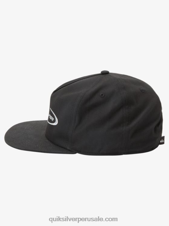 Quiksilver N8LNT707 hombres negro gorra de béisbol técnica