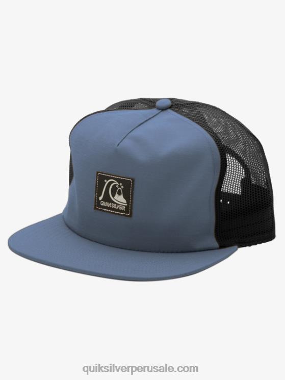 Quiksilver N8LNT757 hombres mar de bering gorra snapback a cuadros