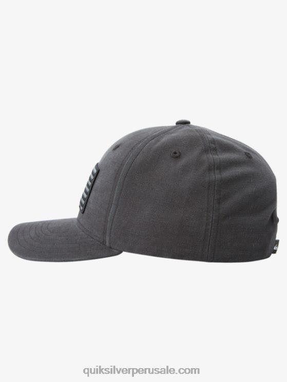 Quiksilver N8LNT797 hombres negro gorra snapback con conexión a tierra de américa