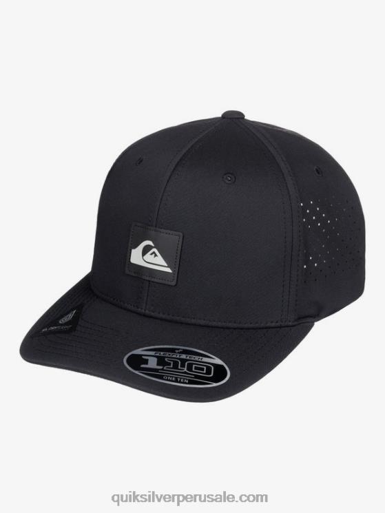 Quiksilver N8LNT806 hombres negro gorro flexfit adaptado