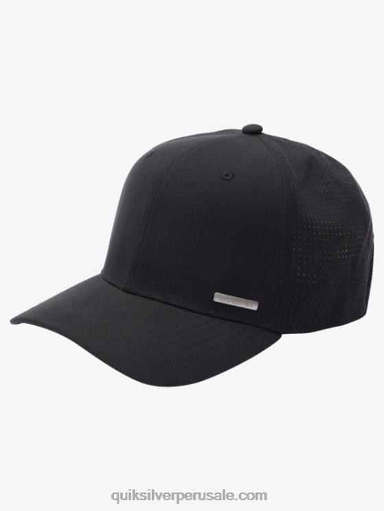 Quiksilver N8LNT851 hombres negro net tech plus gorra de beisbol