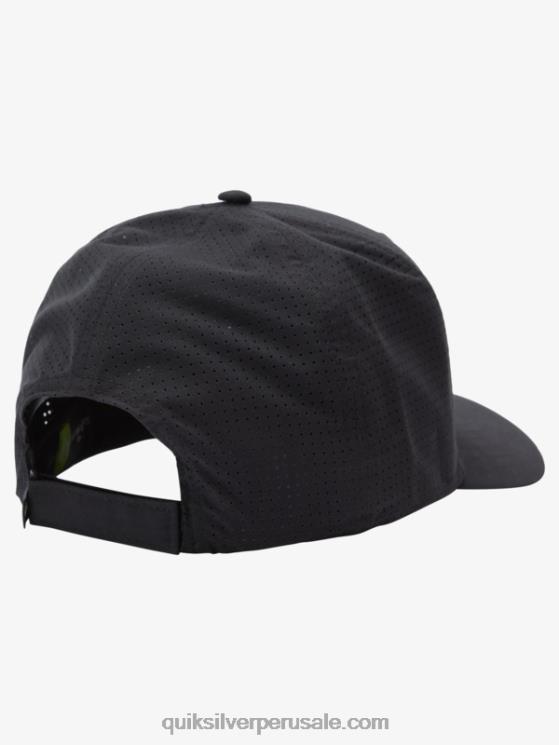 Quiksilver N8LNT851 hombres negro net tech plus gorra de beisbol