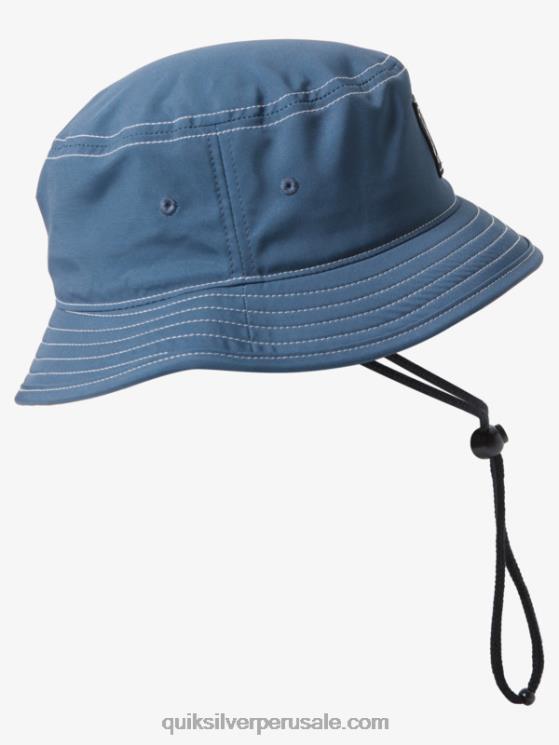 Quiksilver N8LNT931 hombres pizarra oscura sombrero para el sol boonie original