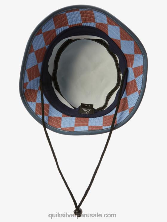 Quiksilver N8LNT931 hombres pizarra oscura sombrero para el sol boonie original