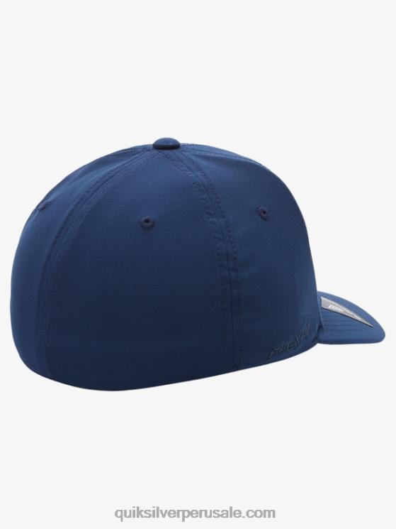 Quiksilver N8LNT944 hombres chaqueta azul marino sombrero flexifit amplificado