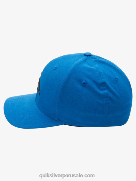 Quiksilver N8LNT945 hombres snorkel azul brezo sombrero flexifit amplificado