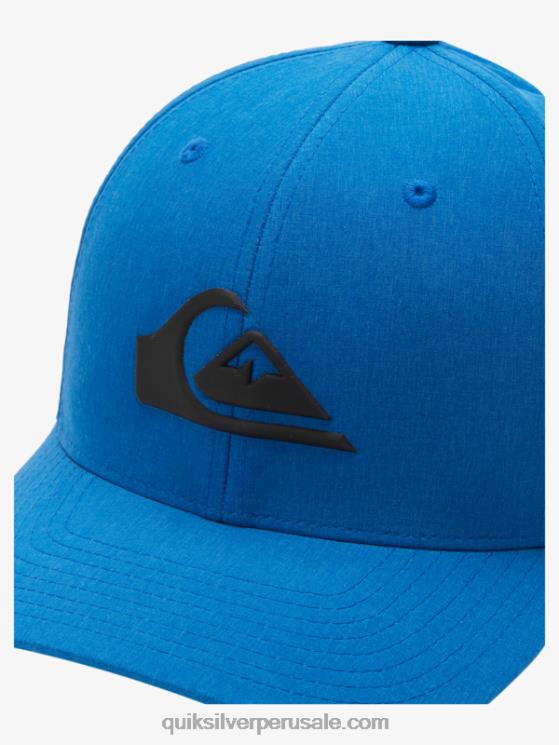 Quiksilver N8LNT945 hombres snorkel azul brezo sombrero flexifit amplificado