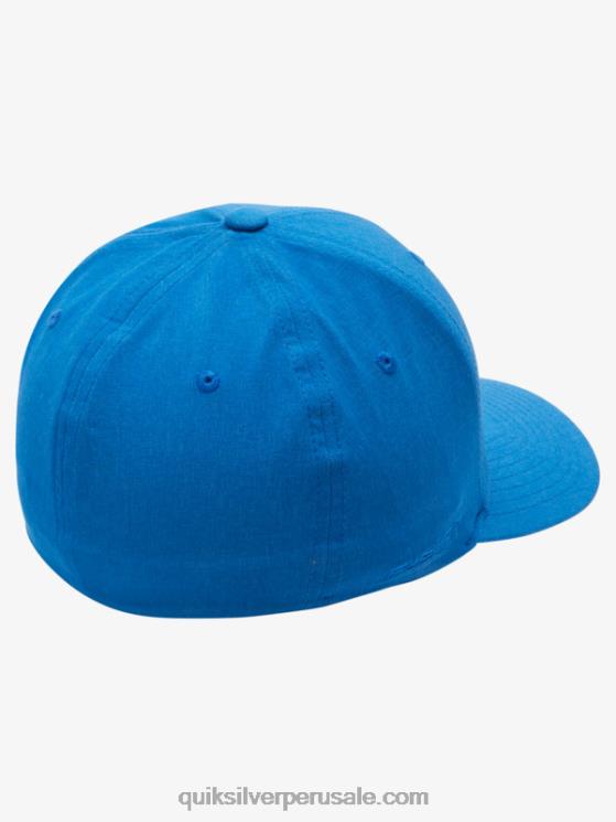 Quiksilver N8LNT945 hombres snorkel azul brezo sombrero flexifit amplificado