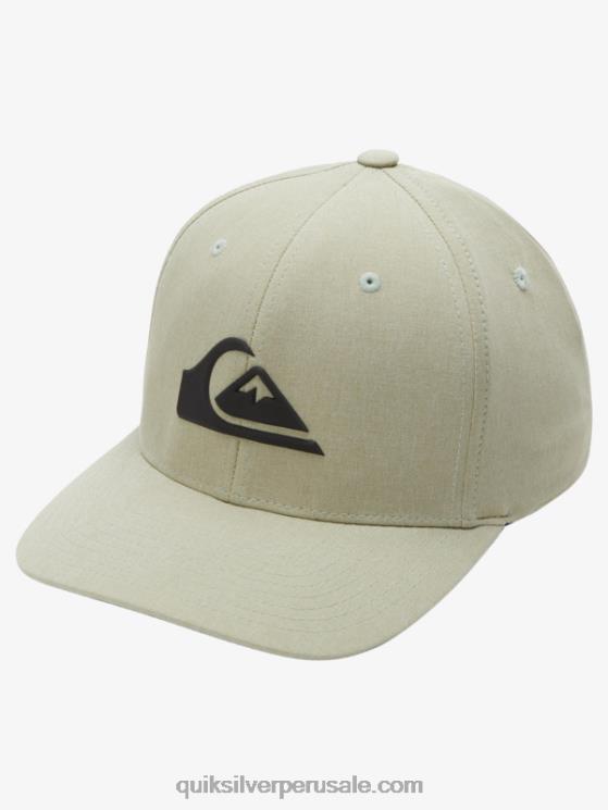 Quiksilver N8LNT946 hombres salvia del desierto sombrero flexifit amplificado
