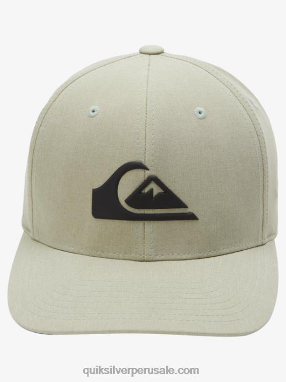 Quiksilver N8LNT946 hombres salvia del desierto sombrero flexifit amplificado