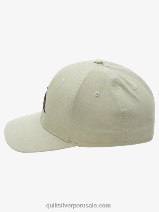 Quiksilver N8LNT946 hombres salvia del desierto sombrero flexifit amplificado