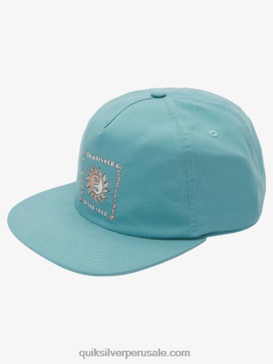 Quiksilver N8LNT987 hombres azul bretaña gorra snapback surfwash