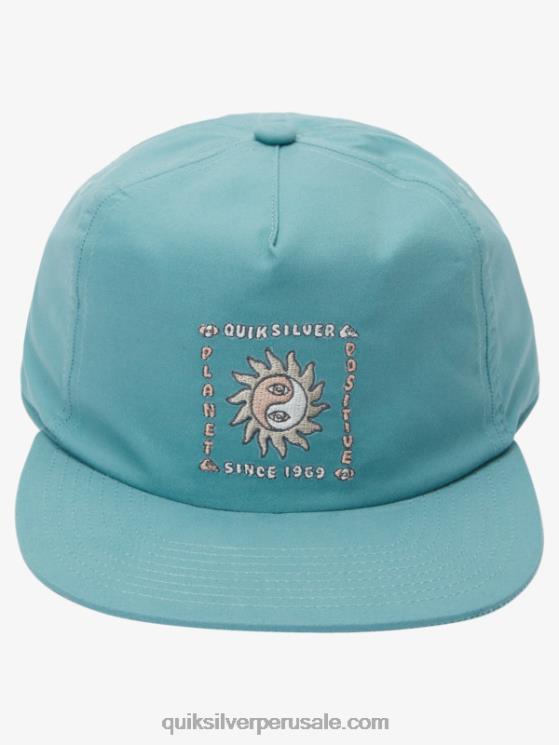 Quiksilver N8LNT987 hombres azul bretaña gorra snapback surfwash