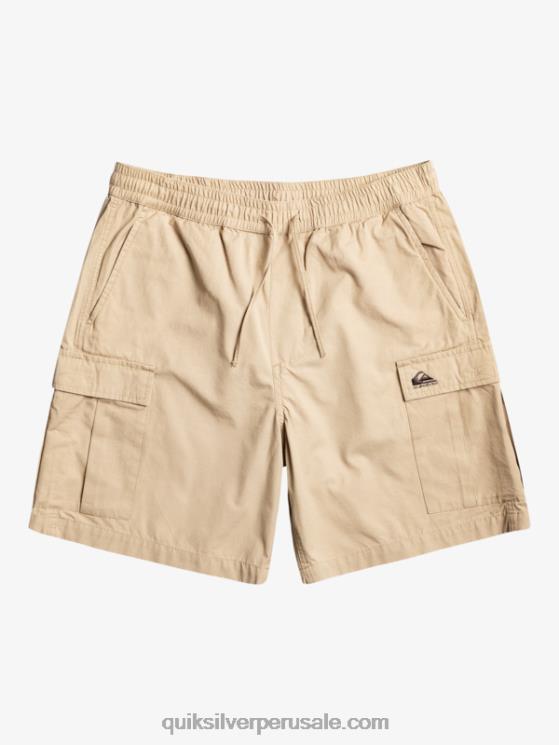 Quiksilver N8LNT1009 hombres playa shorts cargo taxer cintura elastica 19