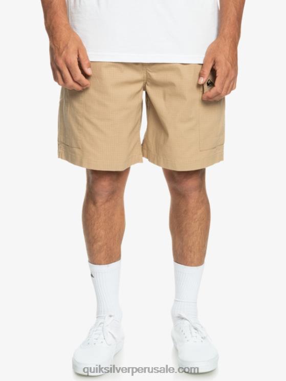 Quiksilver N8LNT1009 hombres playa shorts cargo taxer cintura elastica 19