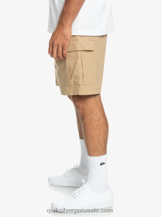 Quiksilver N8LNT1009 hombres playa shorts cargo taxer cintura elastica 19