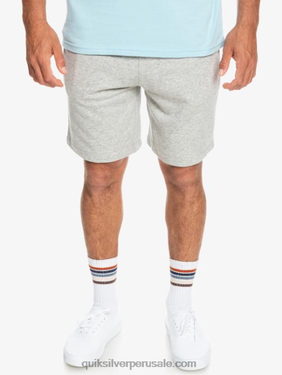 Quiksilver N8LNT1272 hombres brezo gris claro shorts deportivos esenciales