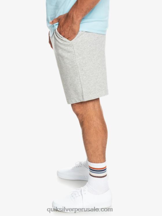 Quiksilver N8LNT1272 hombres brezo gris claro shorts deportivos esenciales