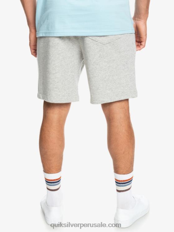 Quiksilver N8LNT1272 hombres brezo gris claro shorts deportivos esenciales